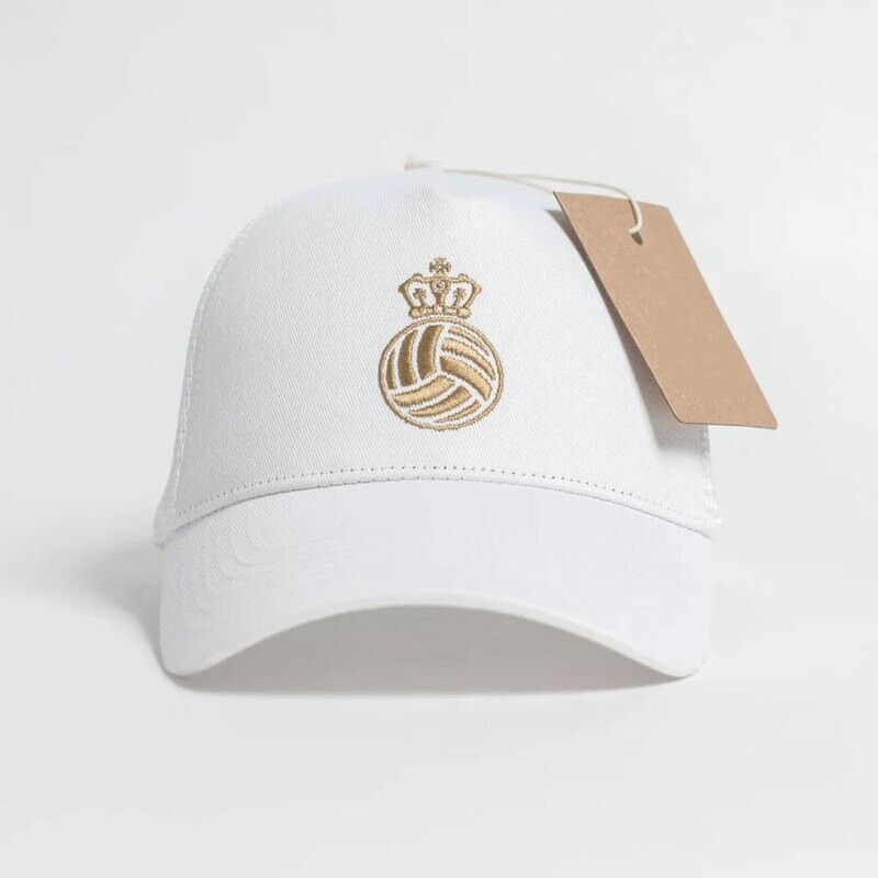 Trucker White with Golden Crown