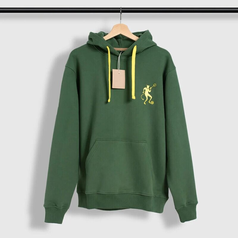 The Devil Hoodie in Color Green