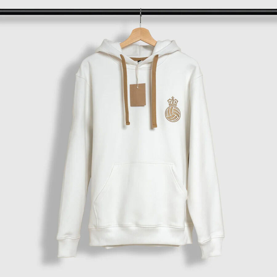 The Crown Hoodie in Color White