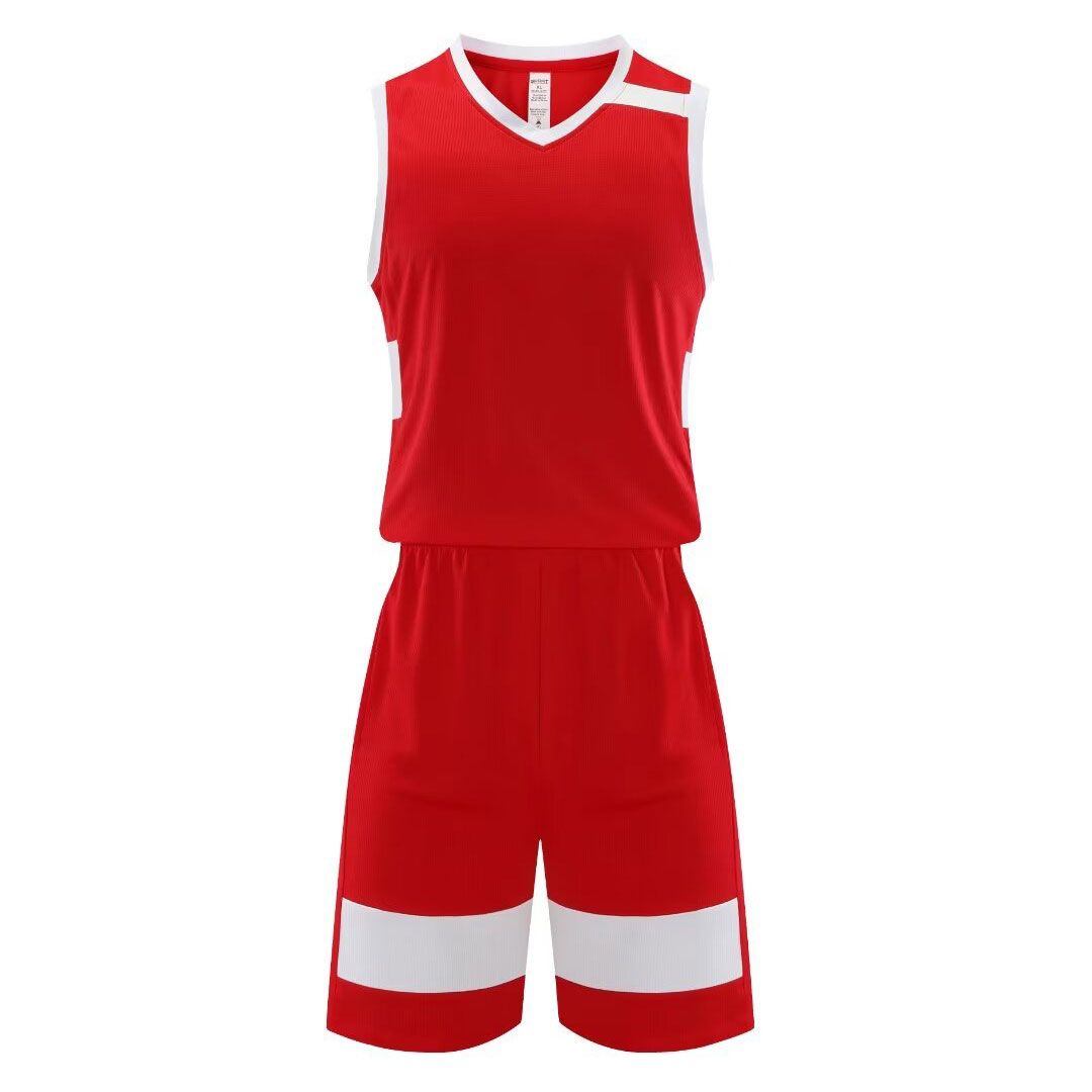Red Sleeveless Kids Kits with White Borders