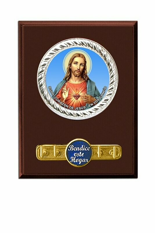 Placa Cuelgallaves