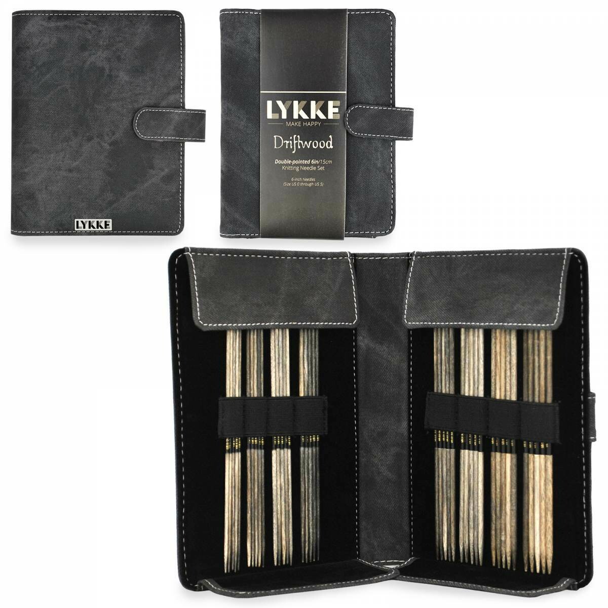 Lykke Double Point Needle Set - Driftwood