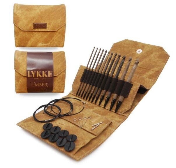 Lykke 6” IC Crochet Hook Gift Set - Umber