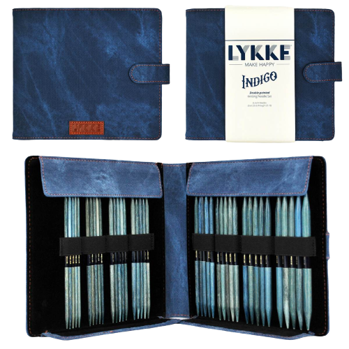 Lykke Double Point Needle Set - Large - Indigo