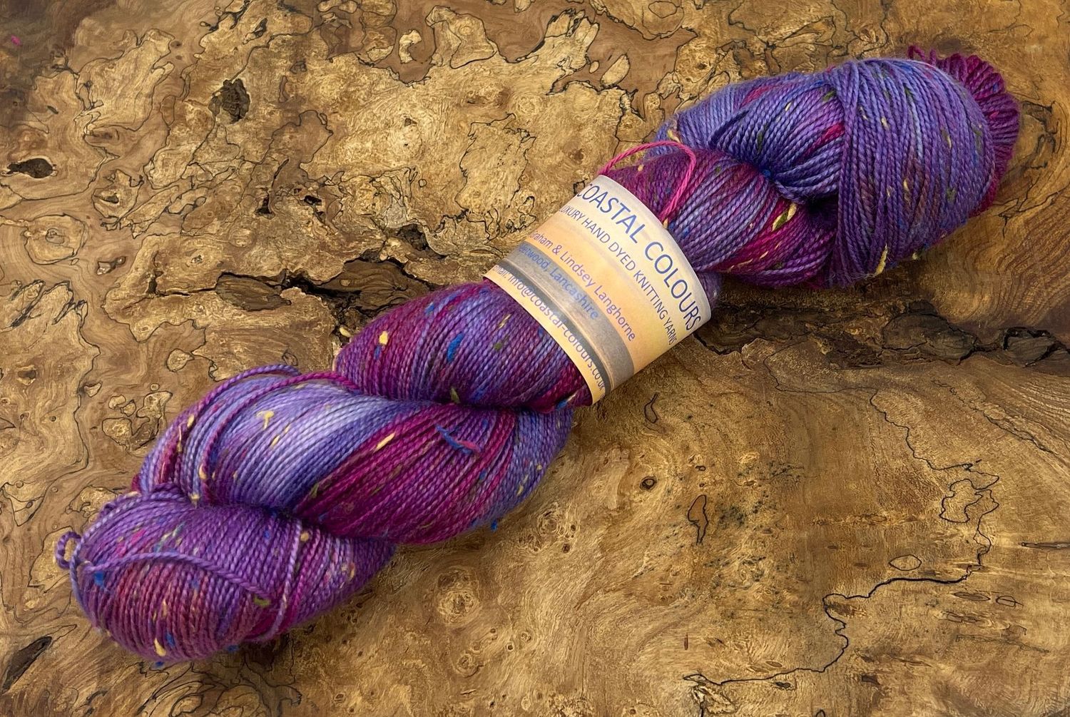 4ply Superwash Merino with Donegal NEP