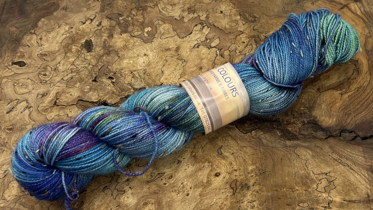 4ply Superwash Merino with Donegal NEP