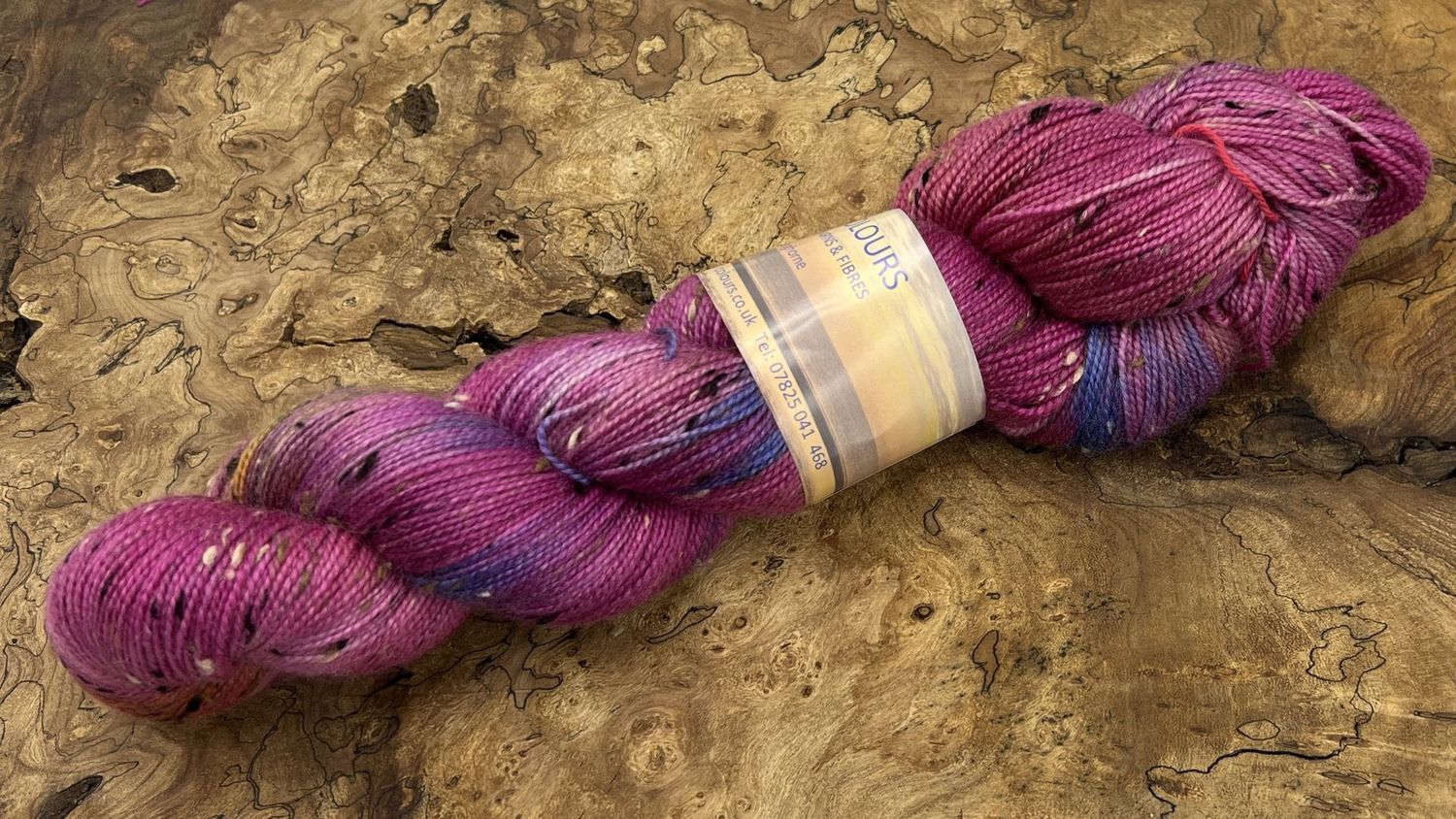 4ply Superwash Merino with Donegal NEP