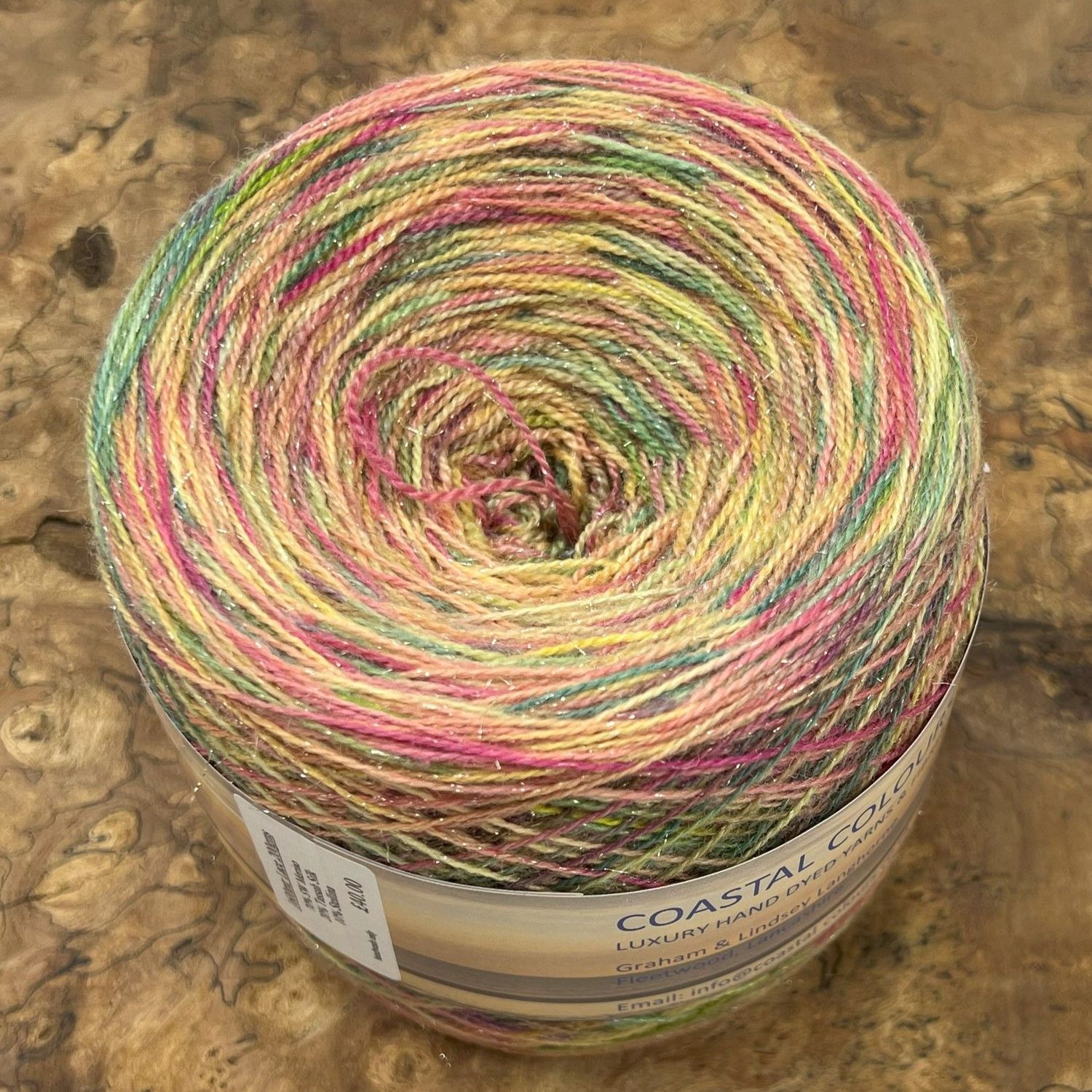 800m 70% Merino 20% Tussah Silk 10% Stellina