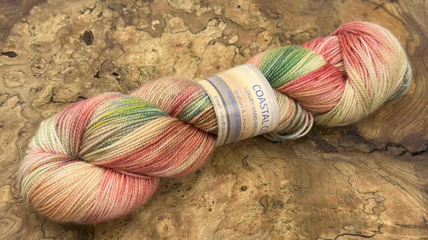 4ply Superwash Merino with Nylon and Silver Stellina Sparkle
