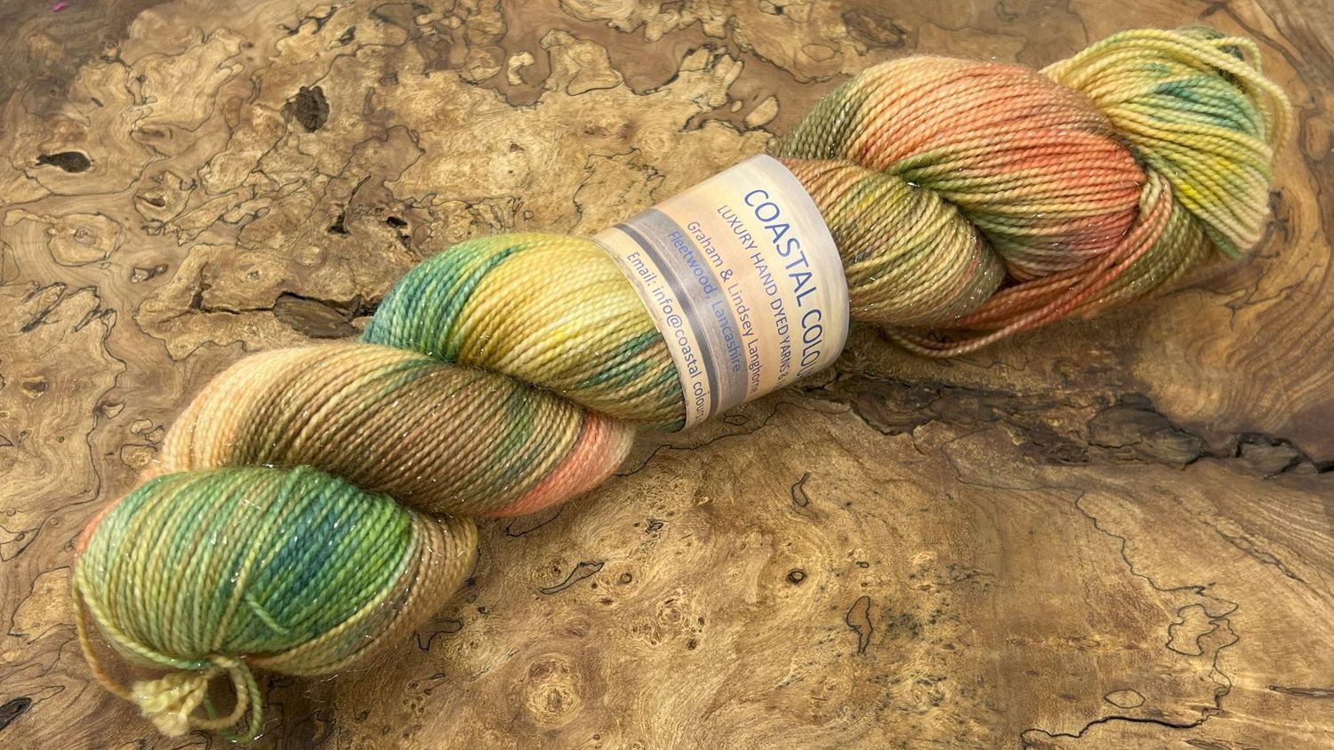 4ply Superwash Merino with Nylon and Silver Stellina Sparkle