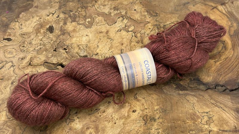 4ply Mulberry Silk and Yak Down