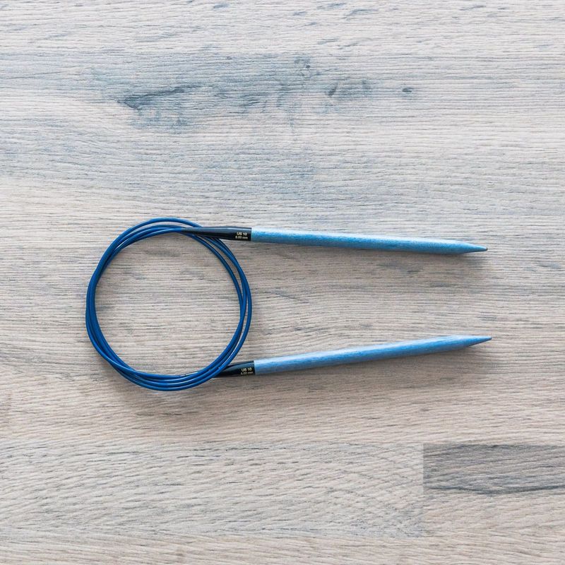 Lykke Fixed Circular needles 32" 3.75mm Indigo