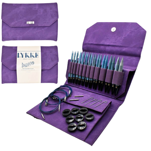 Lykke Circular Interchangeable Set 5"Indigo Violet