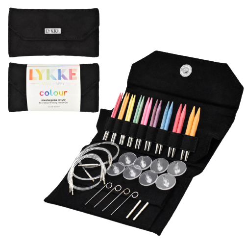 Lykke Circular Interchangeable Set 3.5" Colour Black