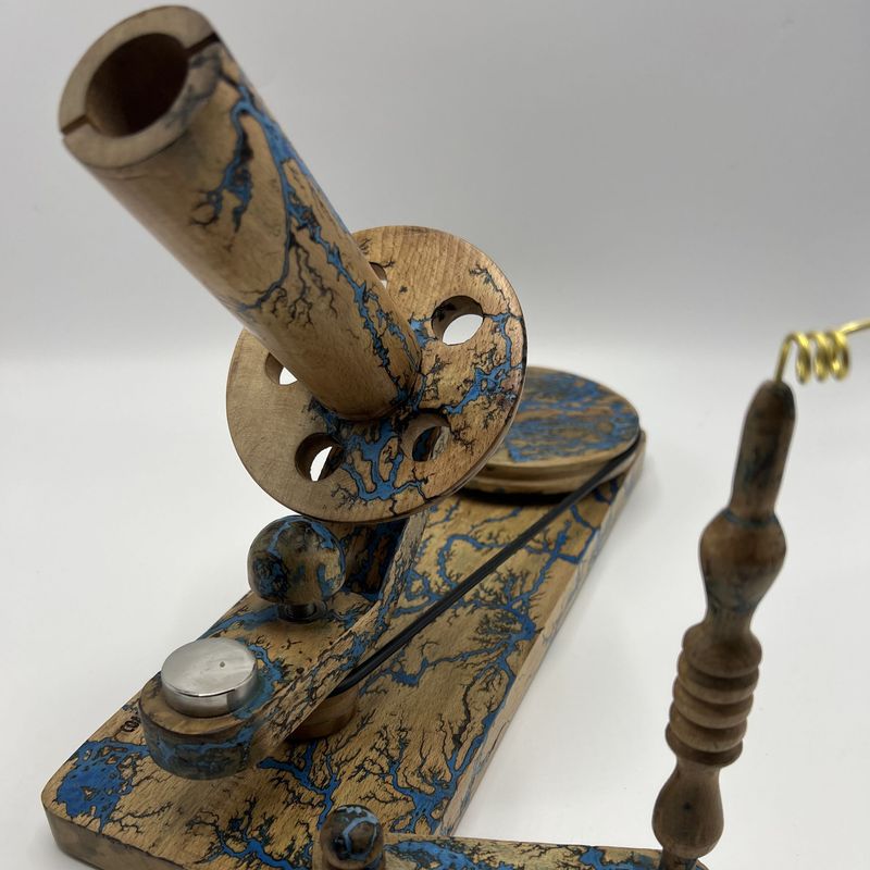 Blue Inlaid jumbo ball winder