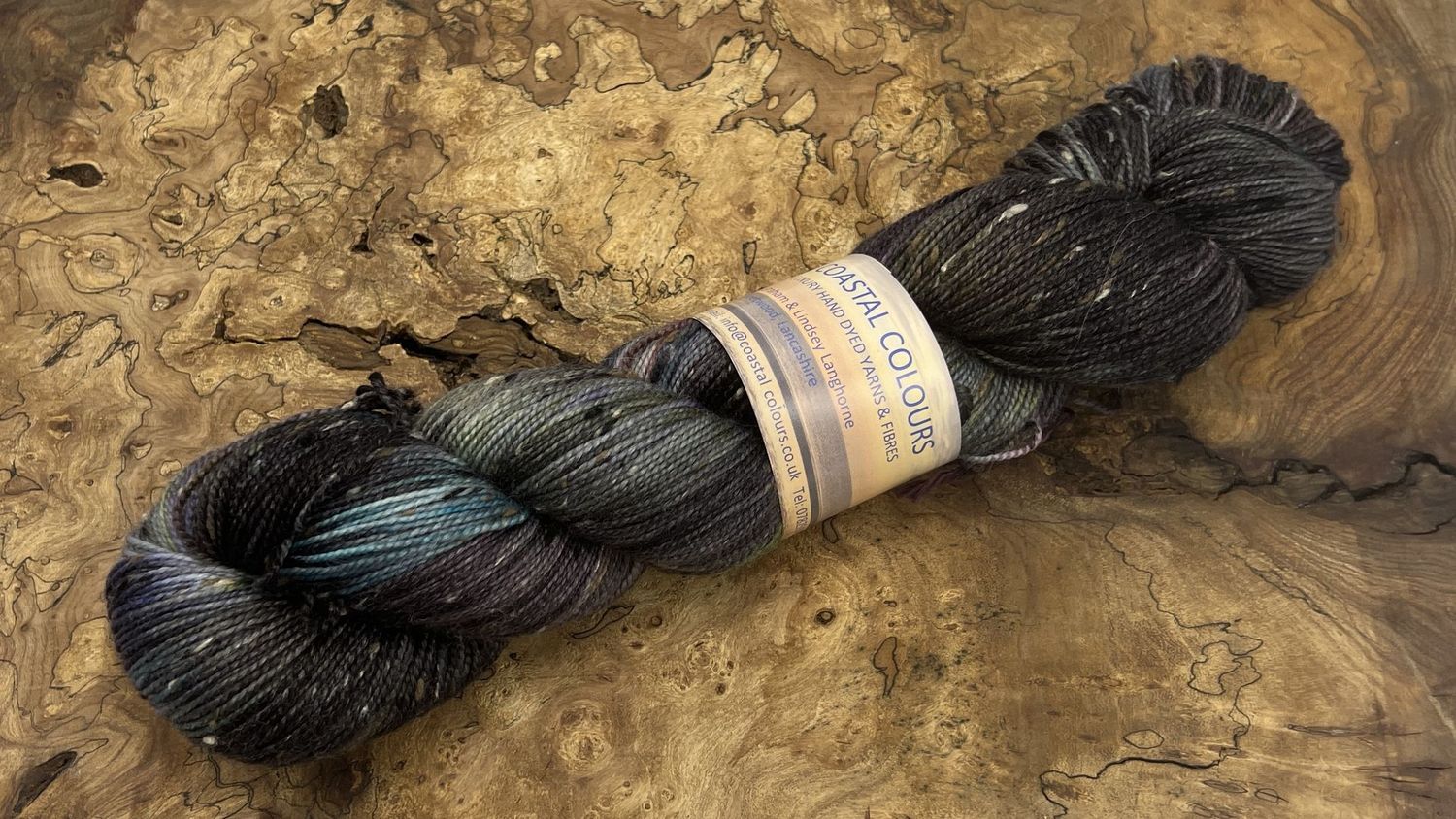 4ply Superwash Merino with Donegal NEP