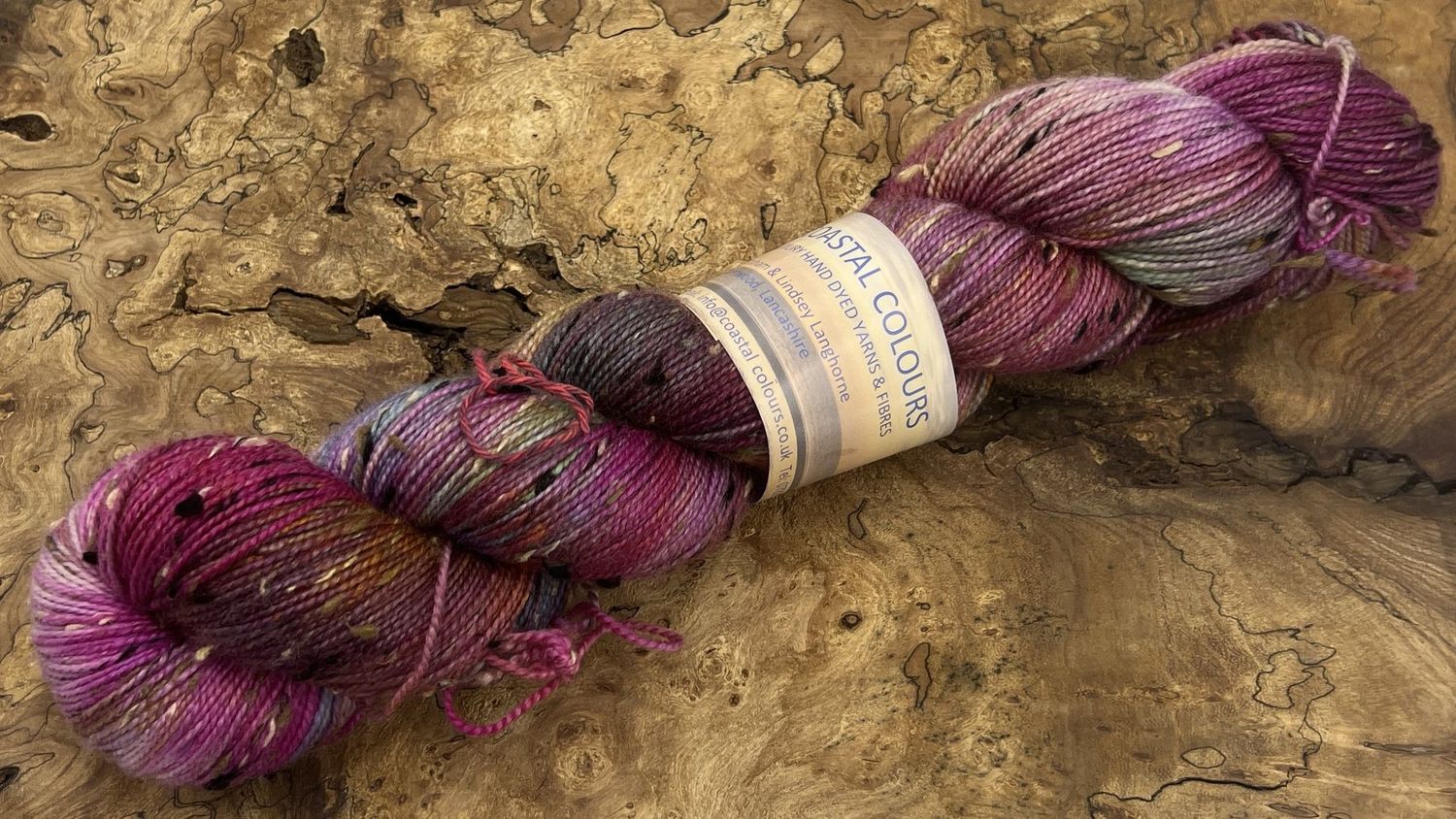 4ply Superwash Merino with Donegal NEP