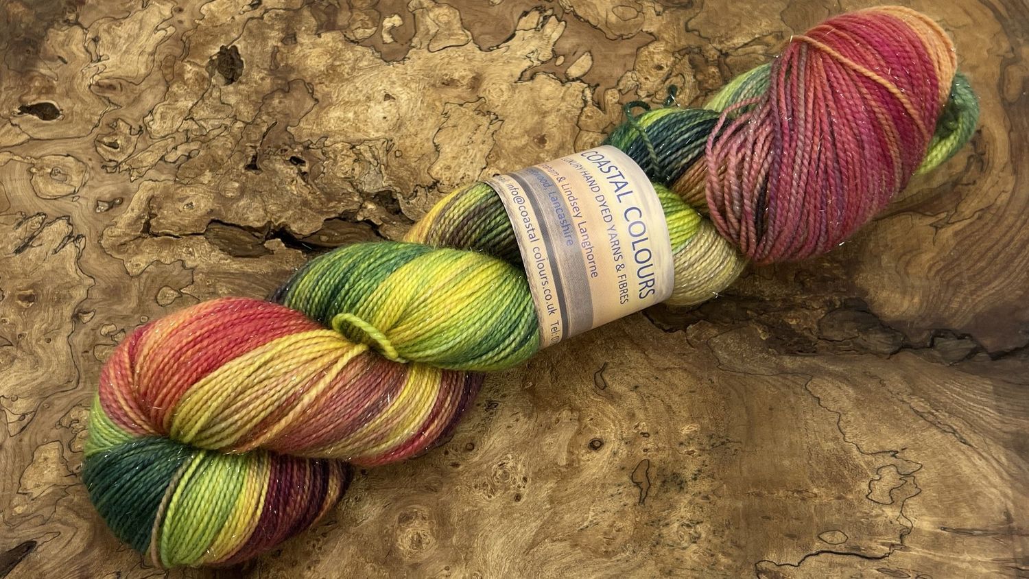 4ply Superwash Merino with Nylon and Silver Stellina Sparkle