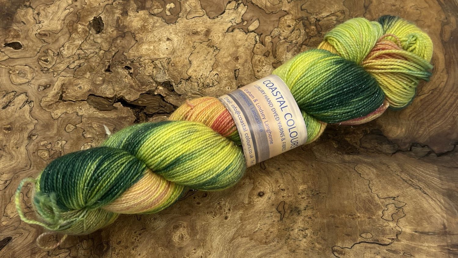 4ply Superwash Merino with Nylon and Silver Stellina Sparkle
