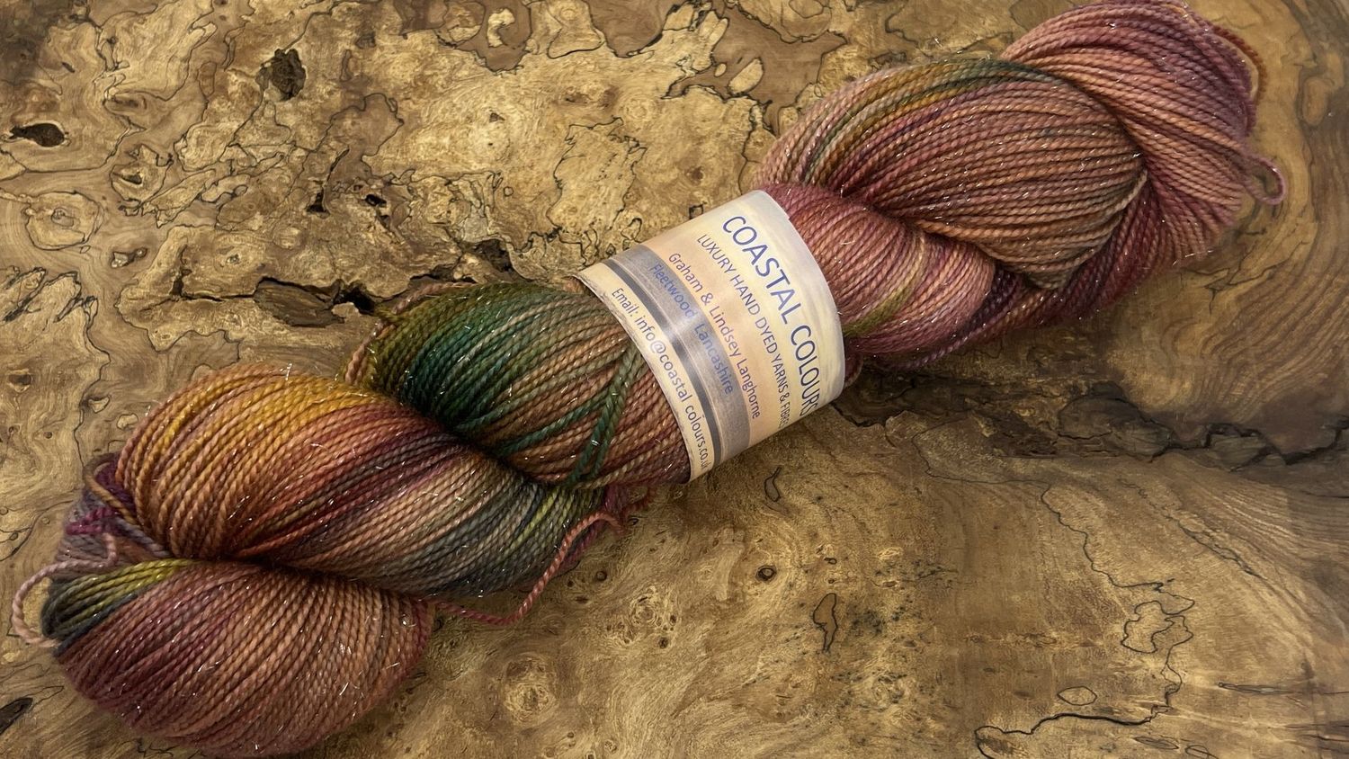 4ply Superwash Merino with Nylon and Silver Stellina Sparkle