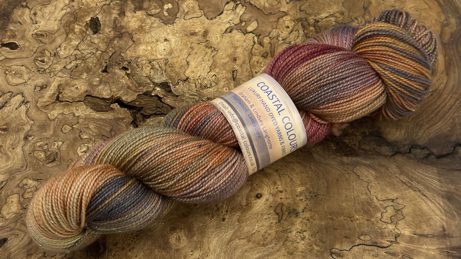 4ply Superwash Merino with Nylon and Silver Stellina Sparkle