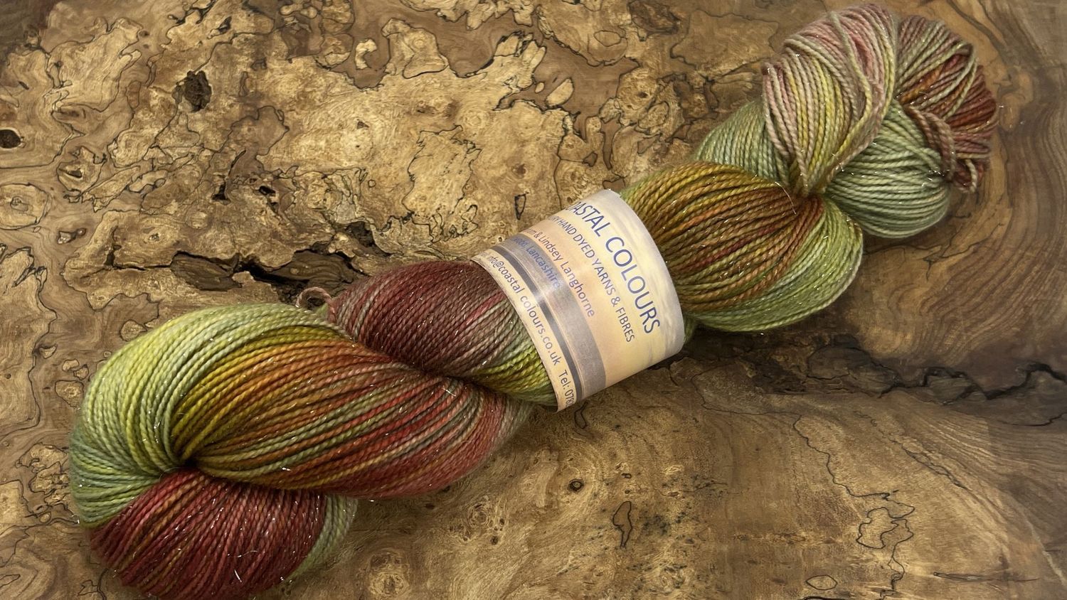 4ply Superwash Merino with Nylon and Silver Stellina Sparkle