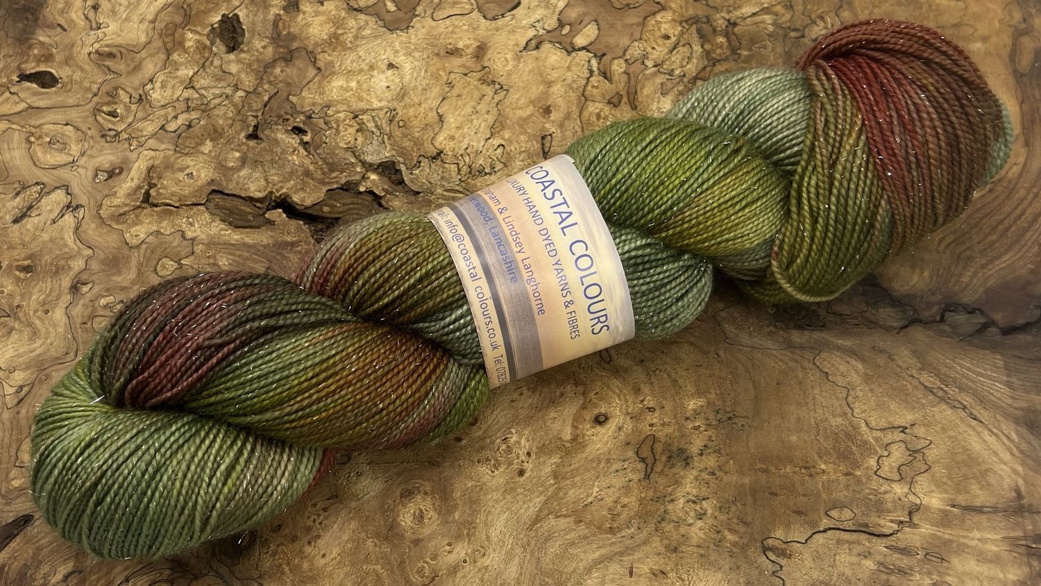 4ply Superwash Merino with Nylon and Silver Stellina Sparkle