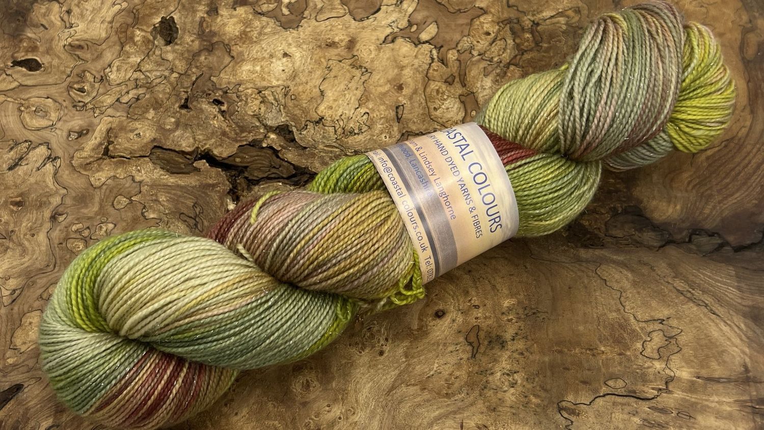 4ply Superwash Merino with Nylon and Silver Stellina Sparkle
