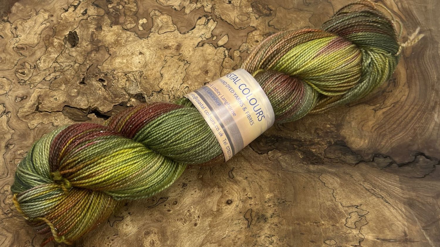 4ply Superwash Merino with Nylon and Silver Stellina Sparkle