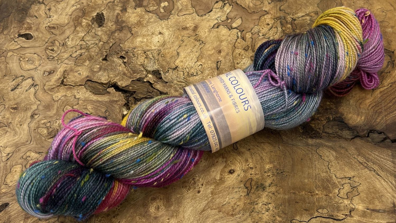 4ply Superwash Merino with Donegal NEP
