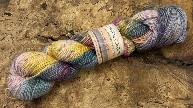 4ply Superwash Merino with Donegal NEP