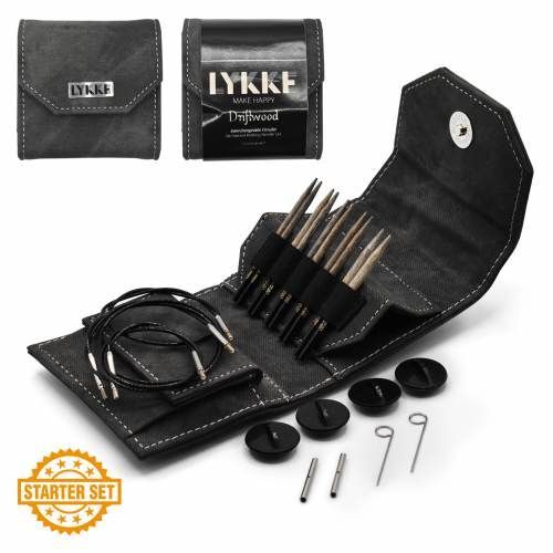 Lykke Circular Interchangeable Starter Set 3.5 Lykke Circular Interchangeable Starter Set 3.5"Driftwood
