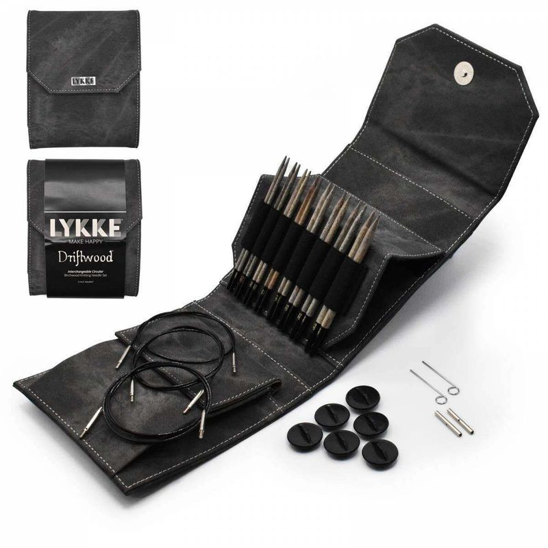 Lykke Circular Interchangeable Starter Set 5 Lykke Circular Interchangeable Starter Set 5"Driftwood