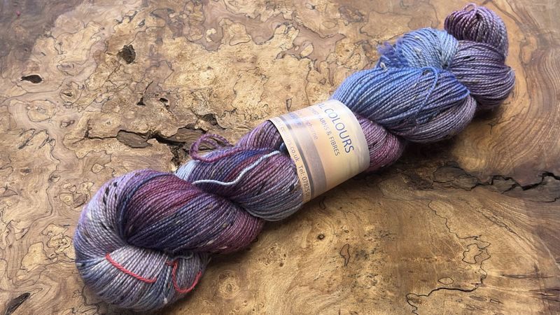 4ply Superwash Merino with Donegal NEP