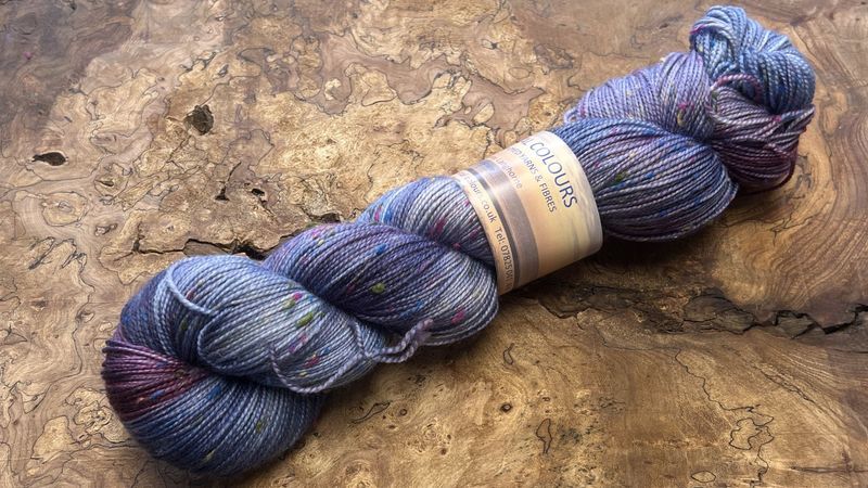 4ply Superwash Merino with Donegal NEP