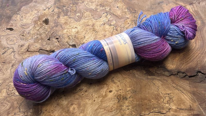 4ply Superwash Merino with Donegal NEP
