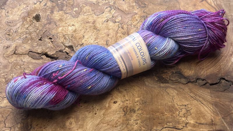 4ply Superwash Merino with Donegal NEP