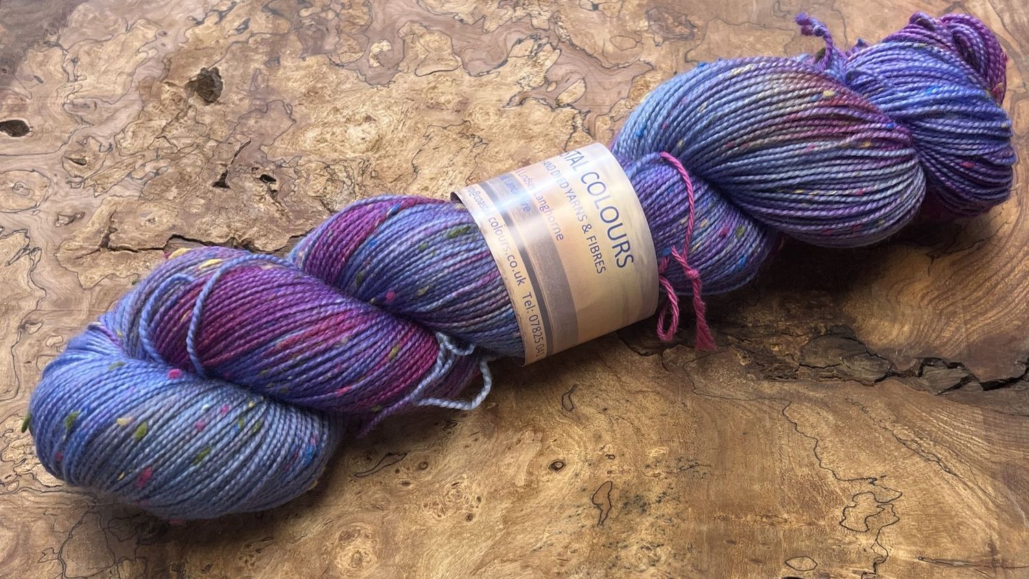4ply Superwash Merino with Donegal NEP