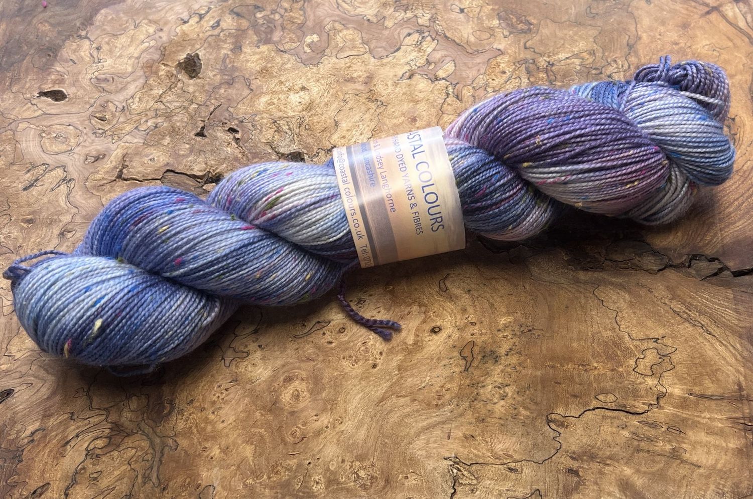 4ply Superwash Merino with Donegal NEP