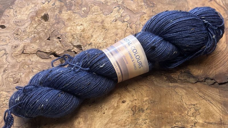 4ply Superwash Merino with Donegal NEP