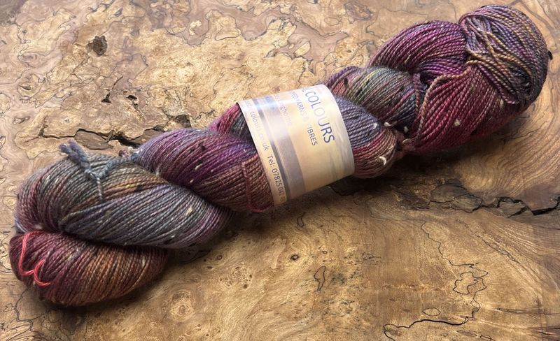4ply Superwash Merino with Donegal NEP