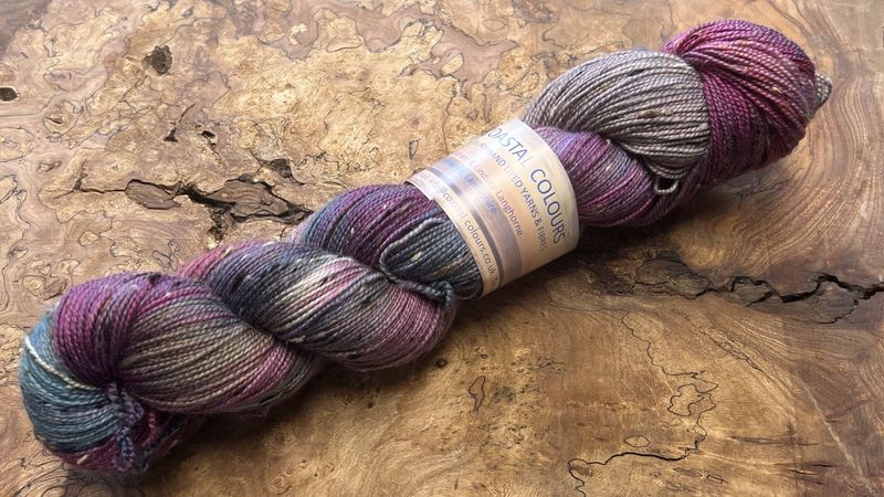 4ply Superwash Merino with Donegal NEP