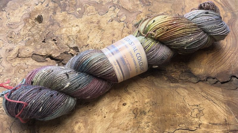 4ply Superwash Merino with Donegal NEP