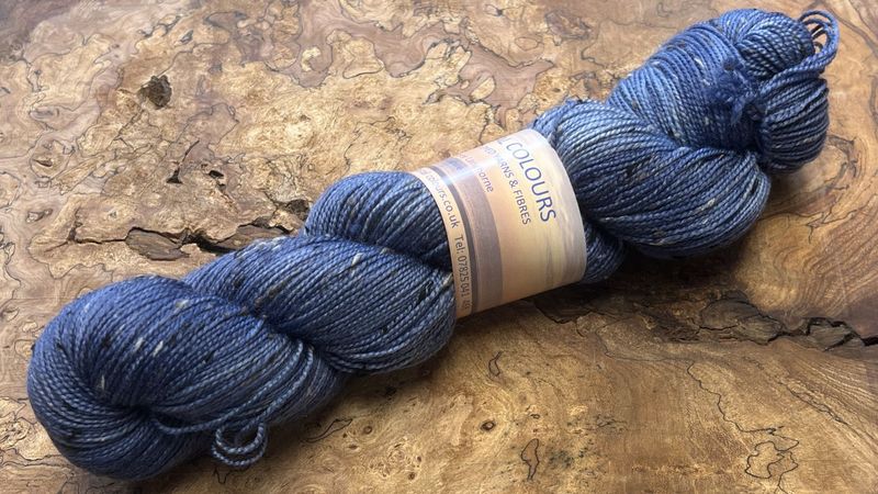 4ply Superwash Merino with Donegal NEP