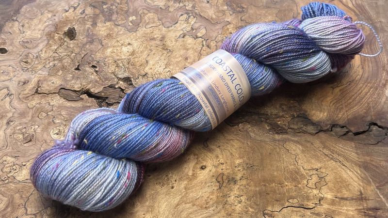 4ply Superwash Merino with Donegal NEP
