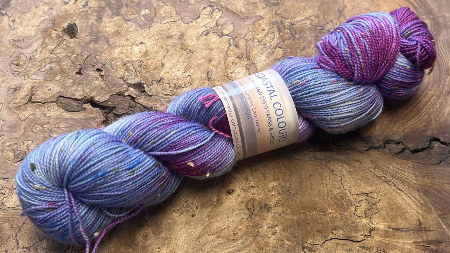 4ply Superwash Merino with Donegal NEP
