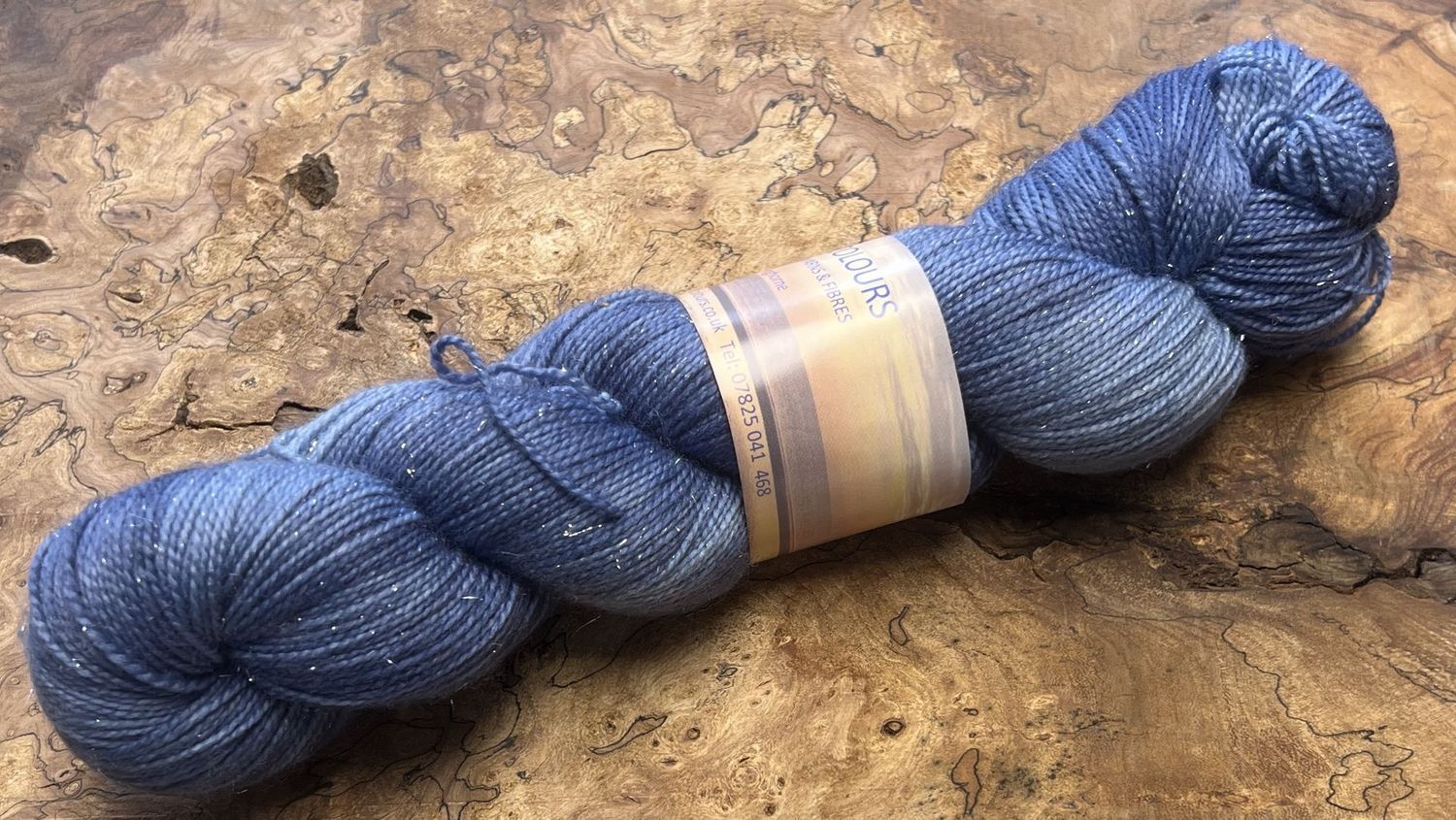 4ply Superwash Merino with Nylon and Silver Stellina Sparkle
