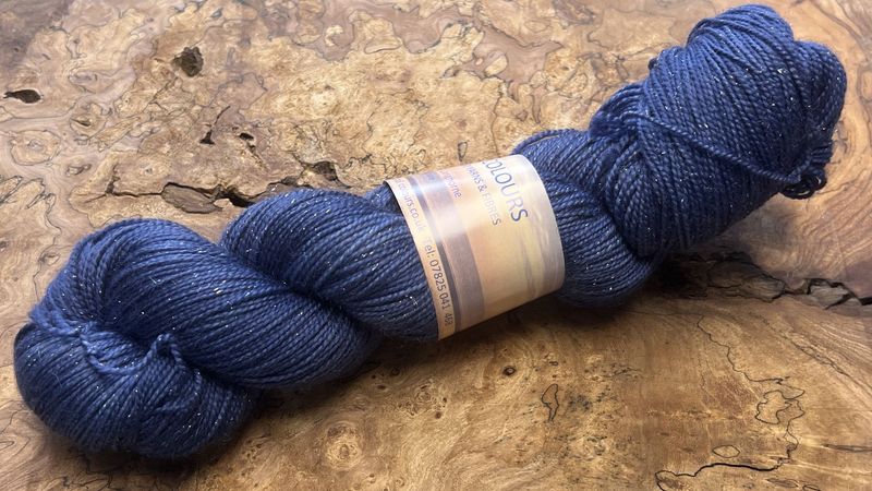 4ply Superwash Merino with Nylon and Silver Stellina Sparkle