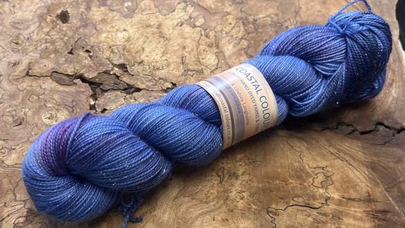 4ply Superwash Merino with Nylon and Silver Stellina Sparkle
