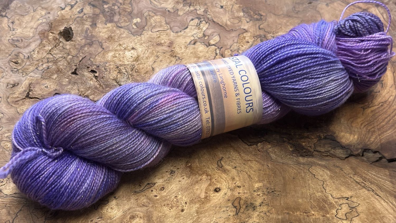 4ply Superwash Merino with Nylon and Silver Stellina Sparkle